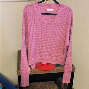 By Together Waffle Knit Sweater, Size S